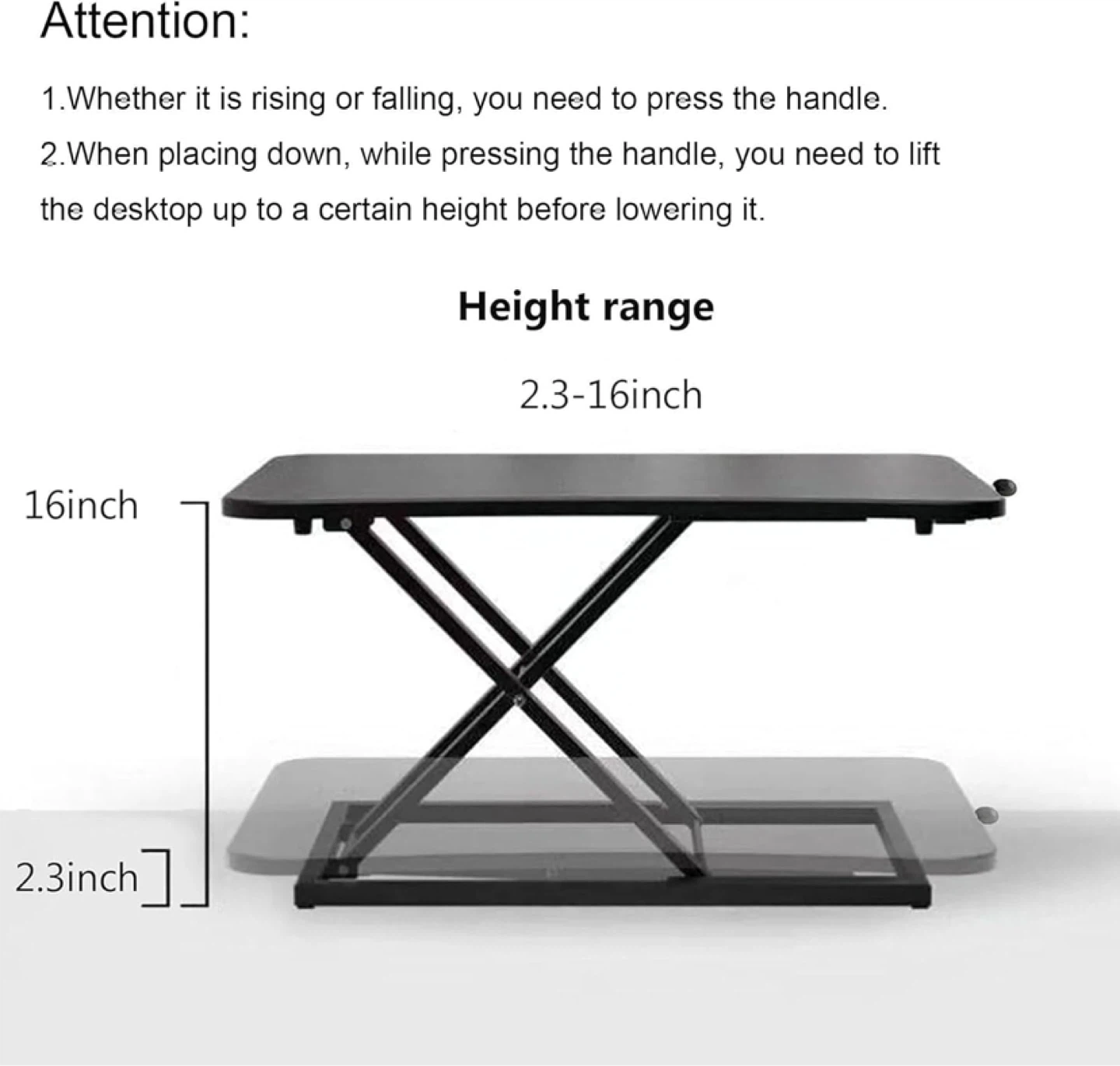Standing Desk Converter Height Adjustable,Keyboard Riser