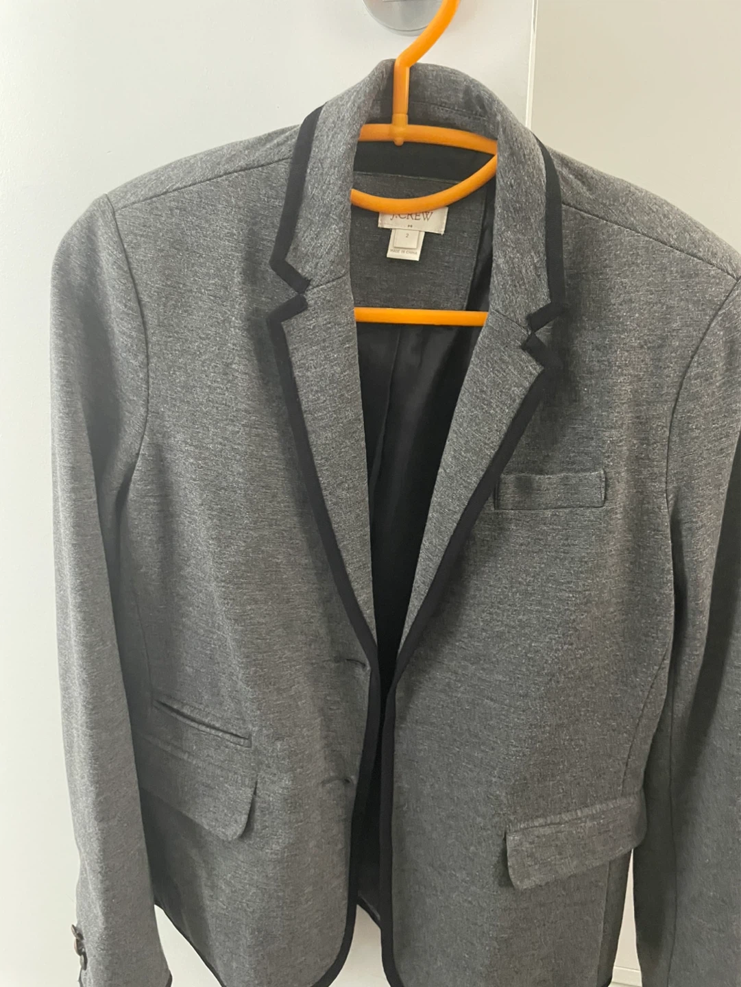 J. Crew Grey Blazer Jacket - photo 3
