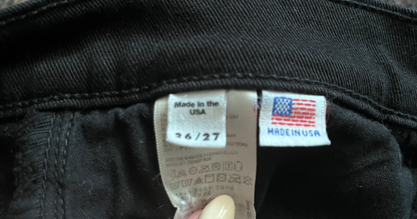 American Apparel Black High-Waisted Denim Shorts - photo 4