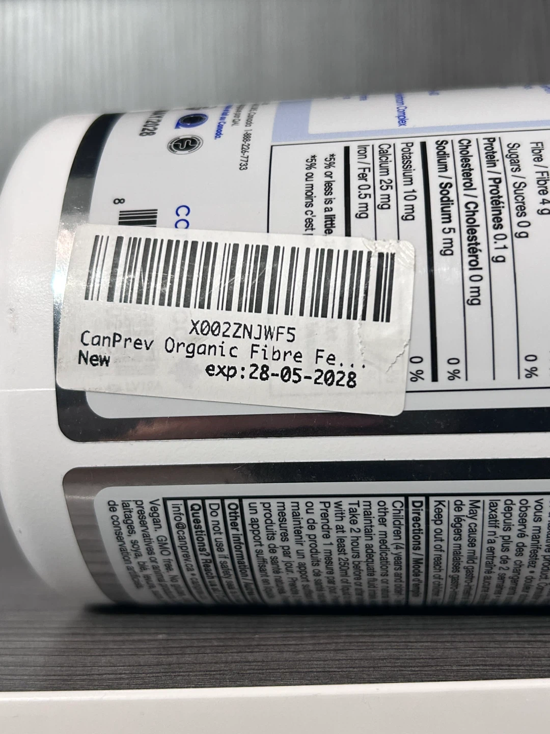 CanPrev Fibre Feel Low Organic Prebiotic Fibre Powder - photo 5