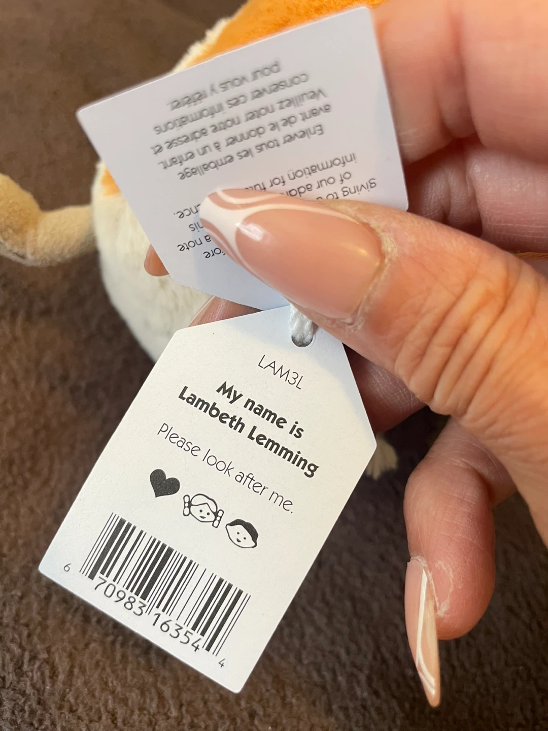 ⚽️ NWT Jellycat Lambeth Lemming Plush - photo 5