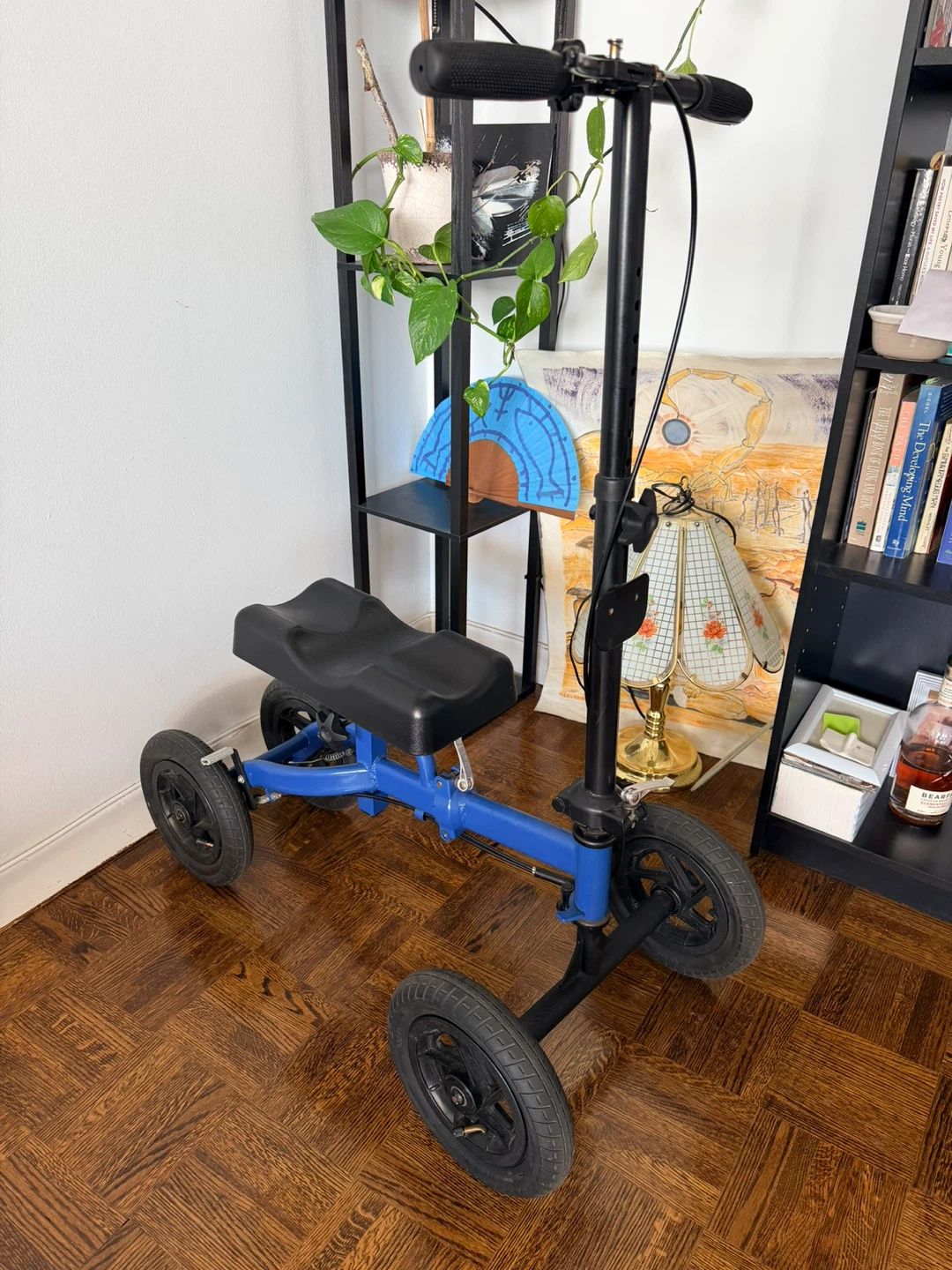 3-Wheel Medical Knee Scooter, blue - photo 5