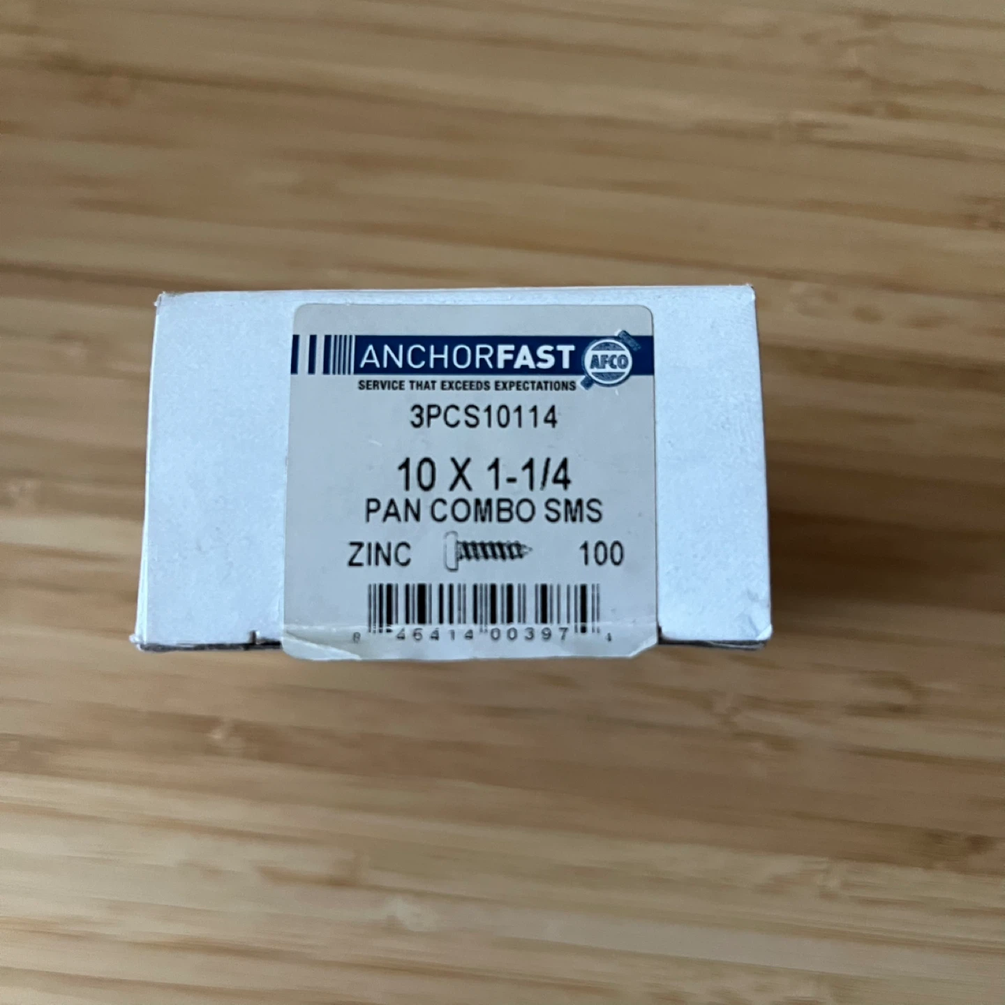 AnchorFast 10 X 1-1/4 Pan Combo Screws - 100 Count⚽️ - photo 3