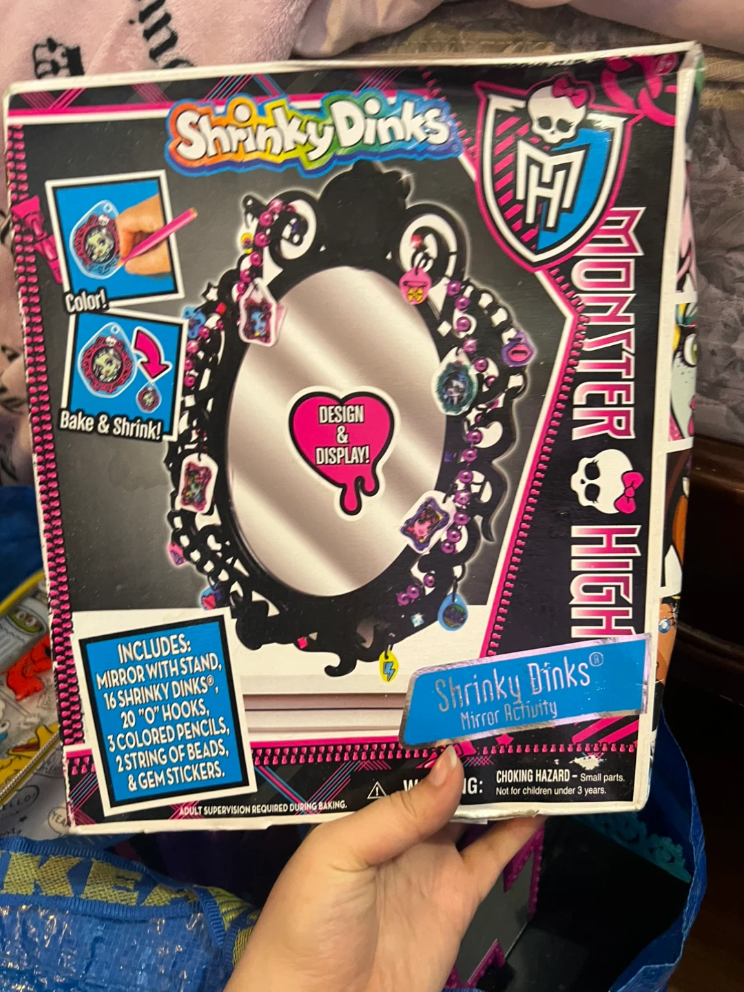 Monster High Shrinky Dinks Mirror Activity Craft Kit ⚽