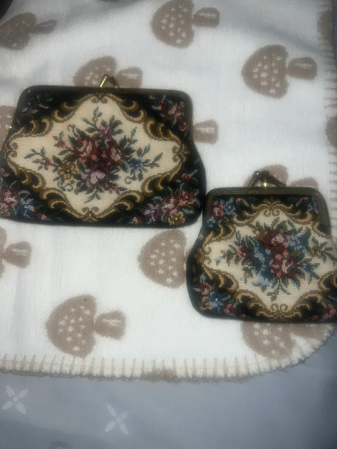 Vintage Floral Tapestry Coin Purse ⚽ - photo 4