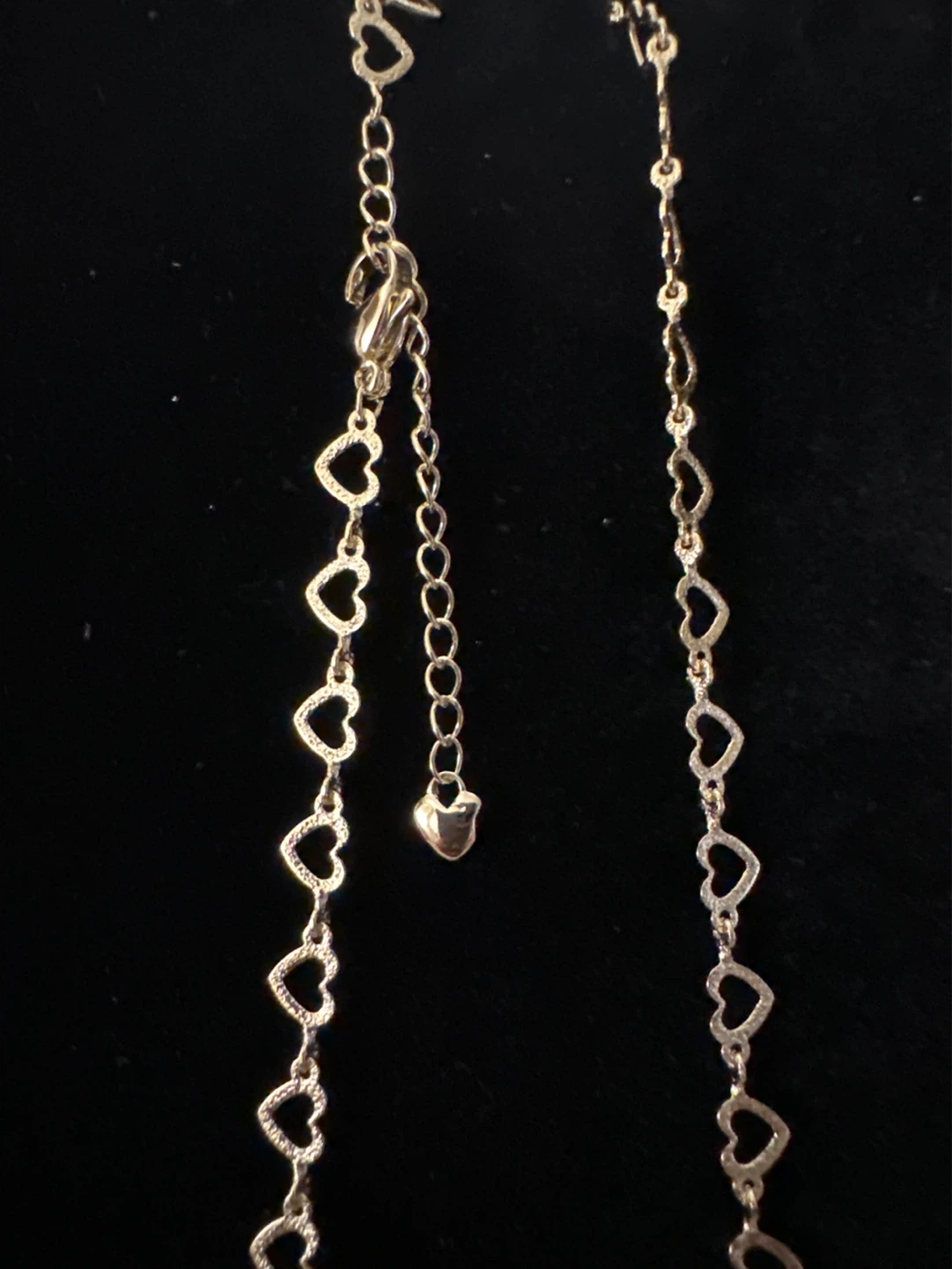 14k Gold laminated Heart Chain Necklace - photo 2