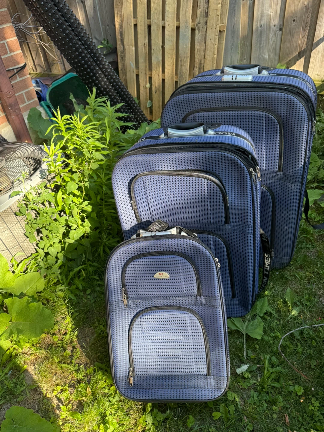 Blue Luggage Set - 3 Piece