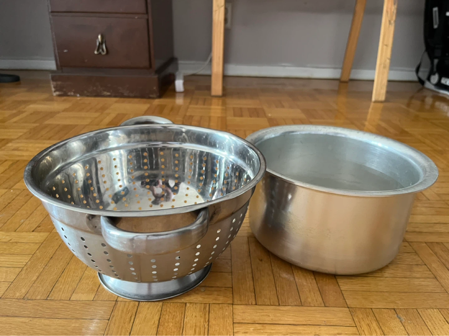 Stainless Steel Colander and Pot Set - photo 2