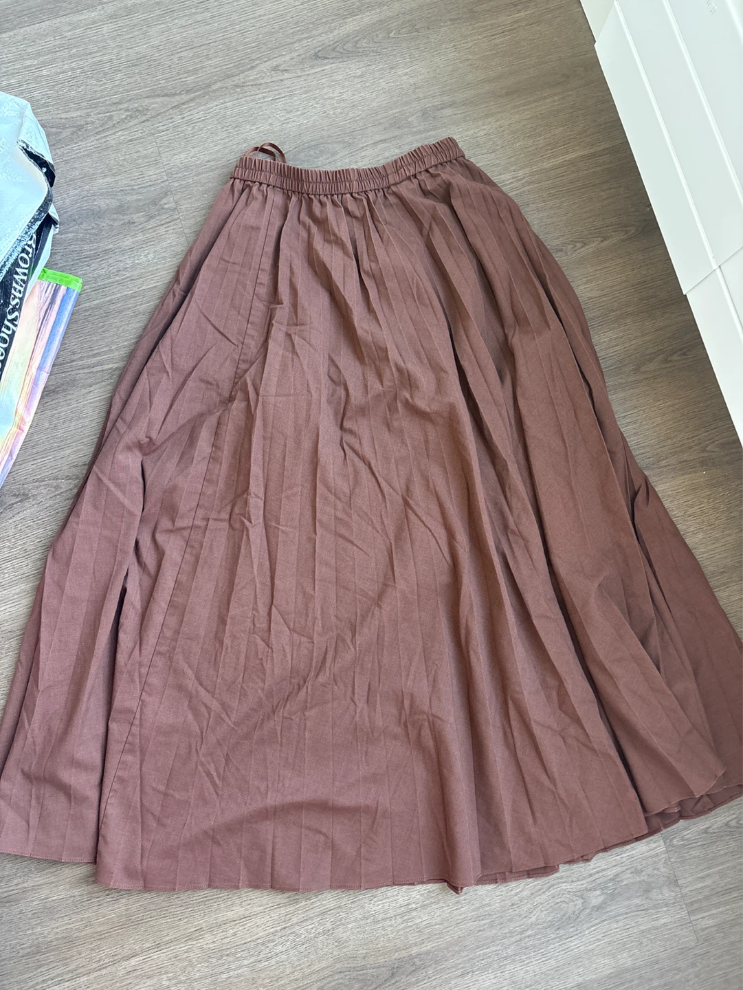 UNIQLO Pleated Skirt Brown XS - photo 2