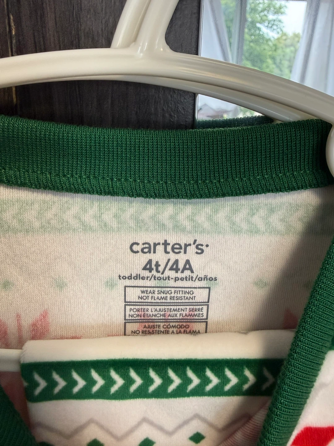 Carter's Toddler Christmas Pajamas Size 4T - photo 2