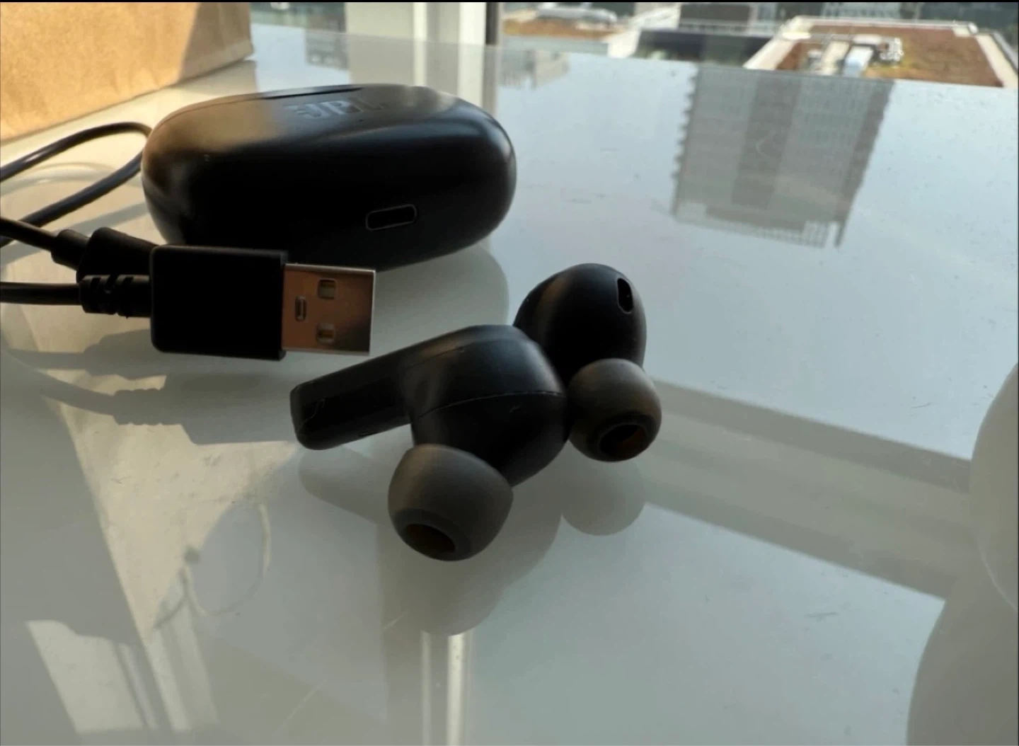 ⚽️JBL Endurance Peak II Black Wireless Earbuds - photo 4