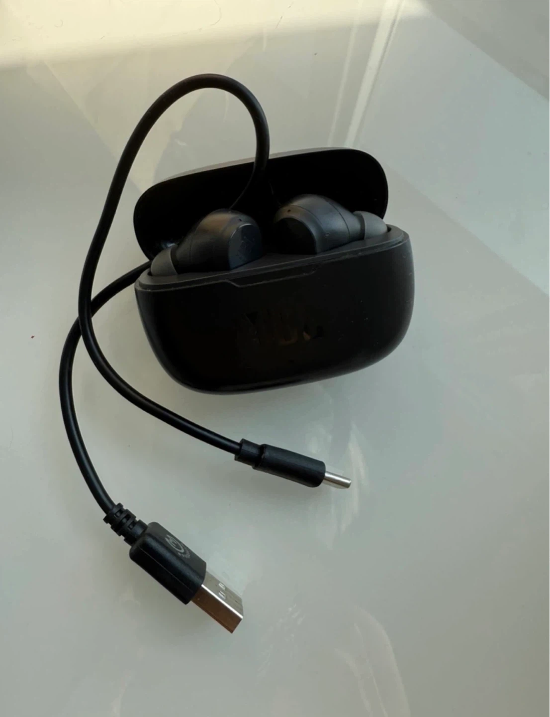 ⚽️JBL Endurance Peak II Black Wireless Earbuds