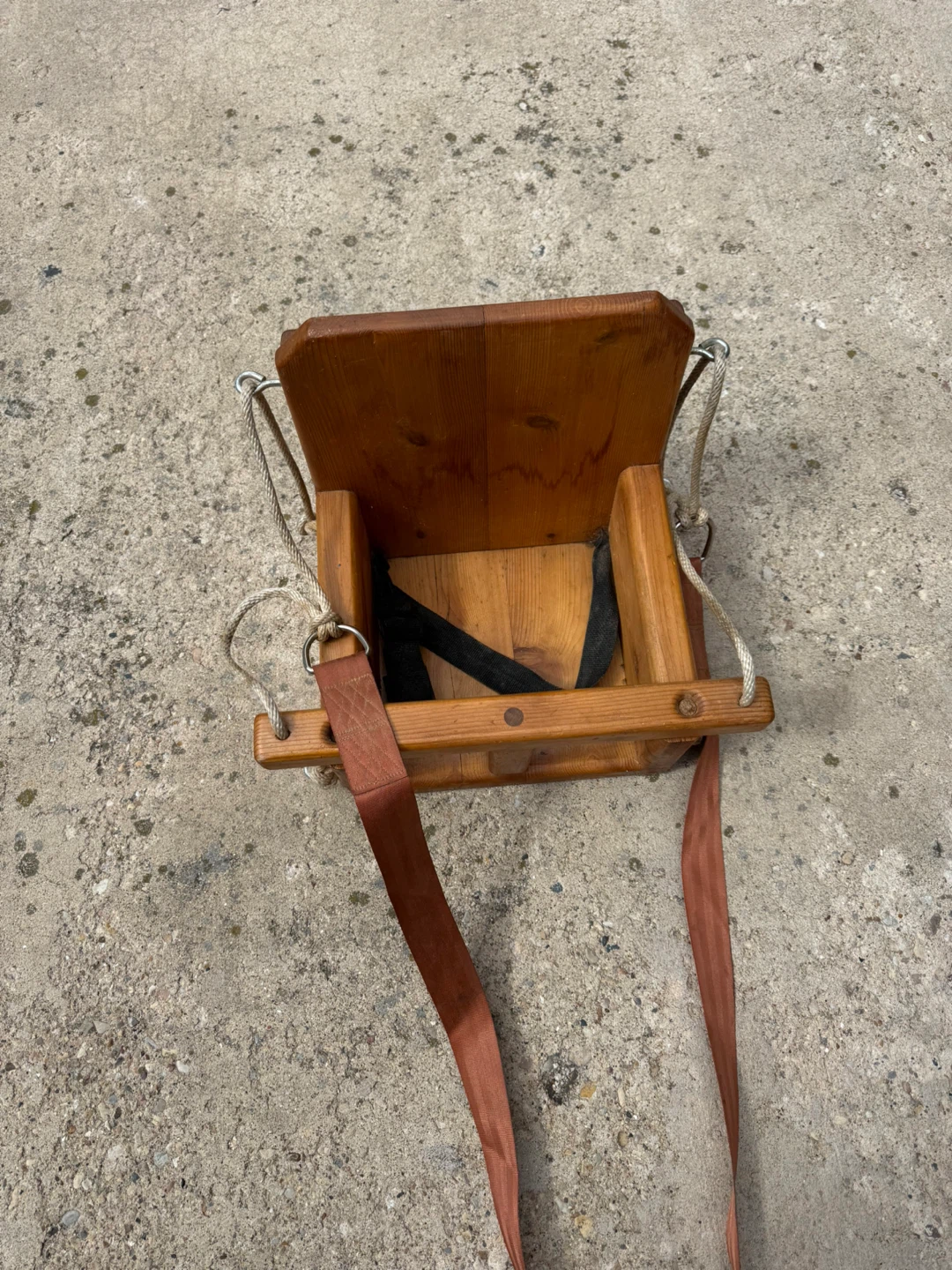 Vintage Wooden High Chair Swing - photo 2