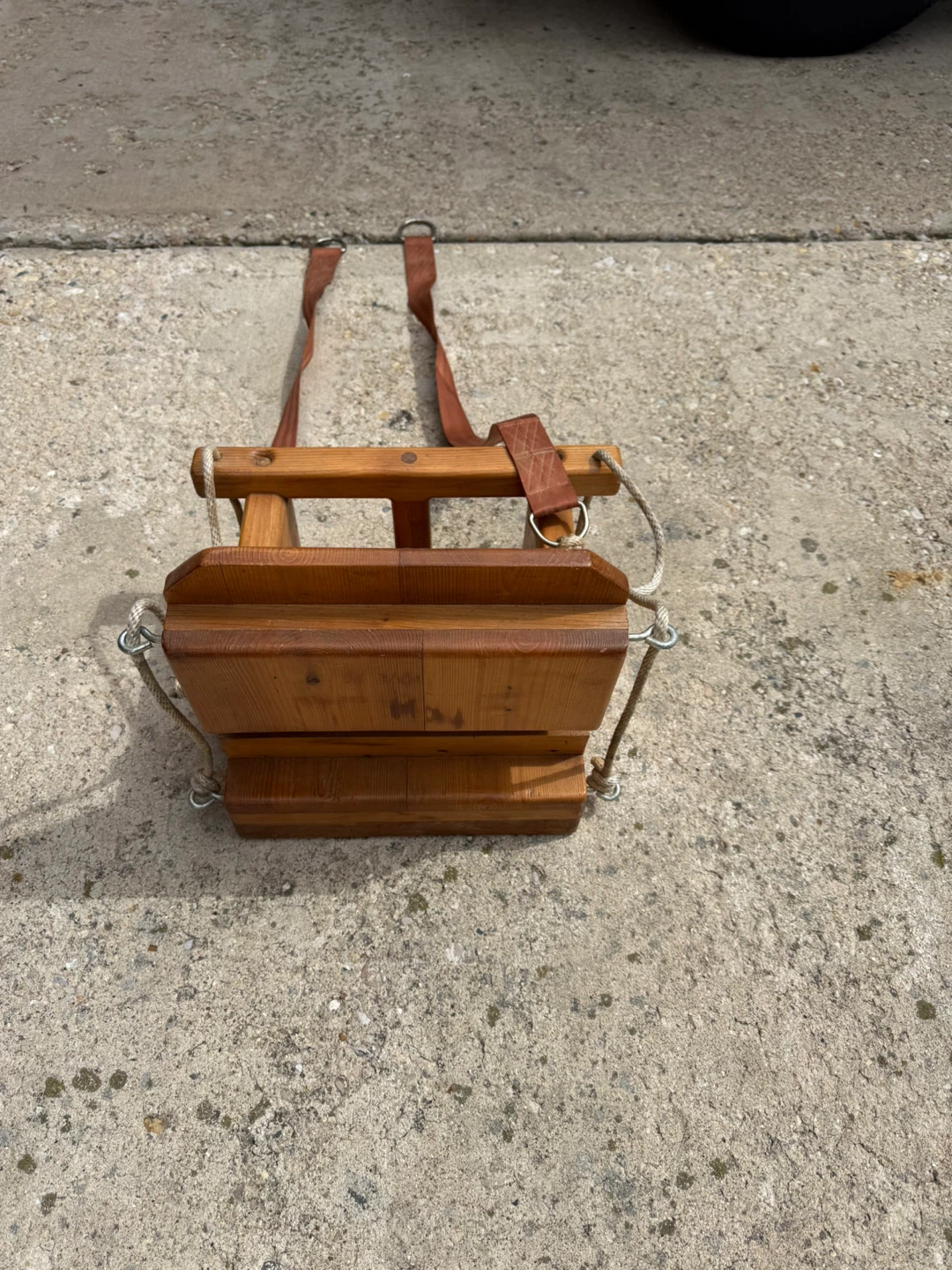 Vintage Wooden High Chair Swing - photo 3