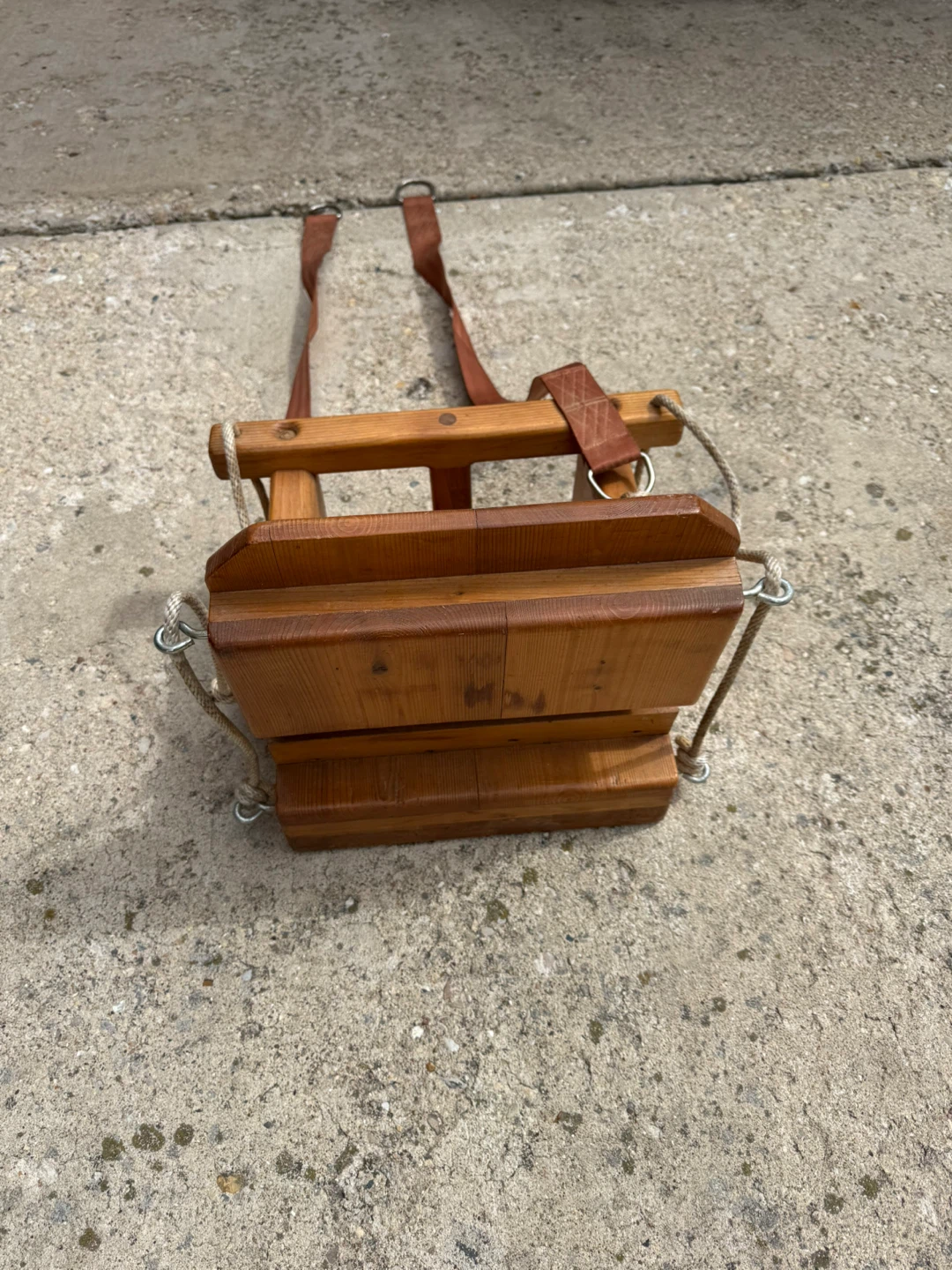 Vintage Wooden High Chair Swing - photo 4