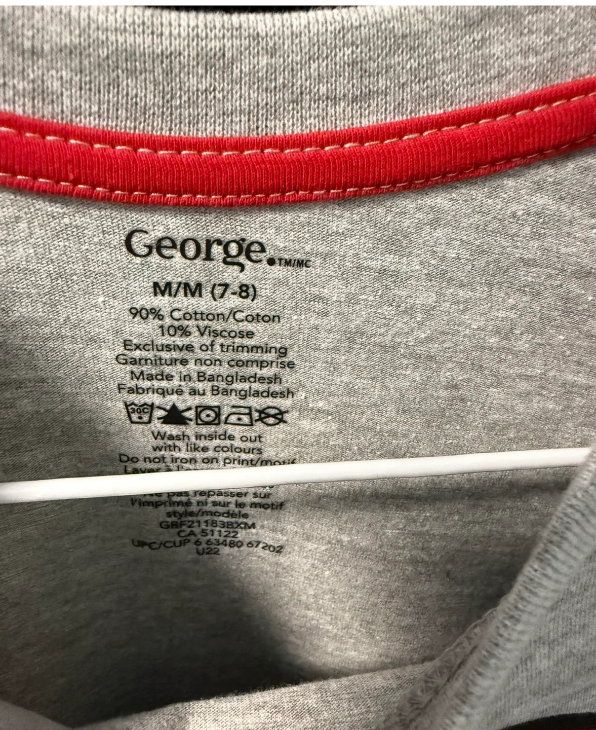 George Boys "Xmas Mode On" Long Sleeve T-Shirt M (7-8) - photo 2
