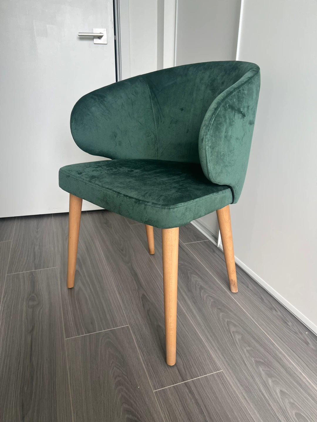 Green Velvet Accent Chair