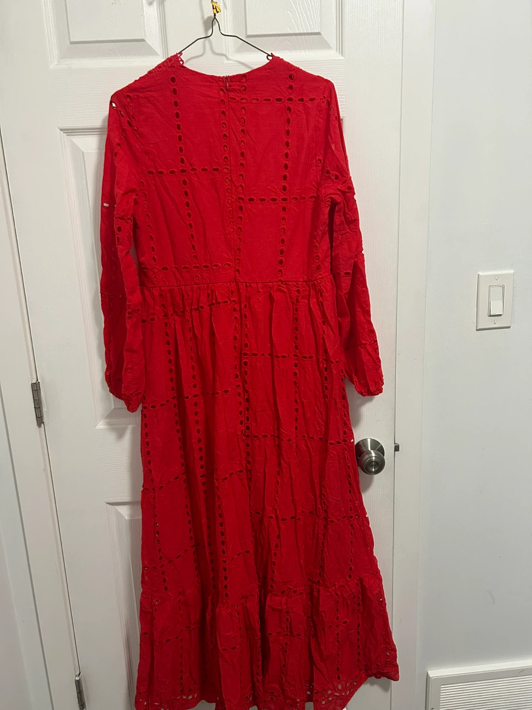 Embroidered eyelet women long dress - photo 5