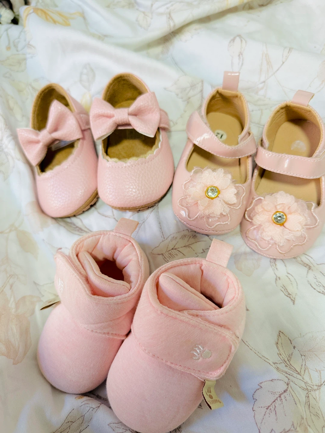 Pink Baby Shoes Lot