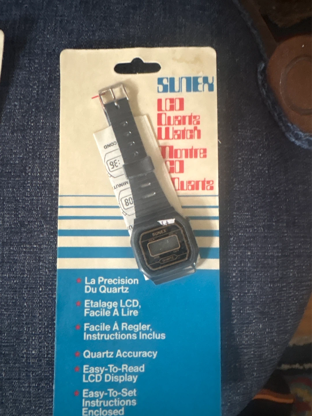 ⚽️SUNEX LCD Quartz Watch
