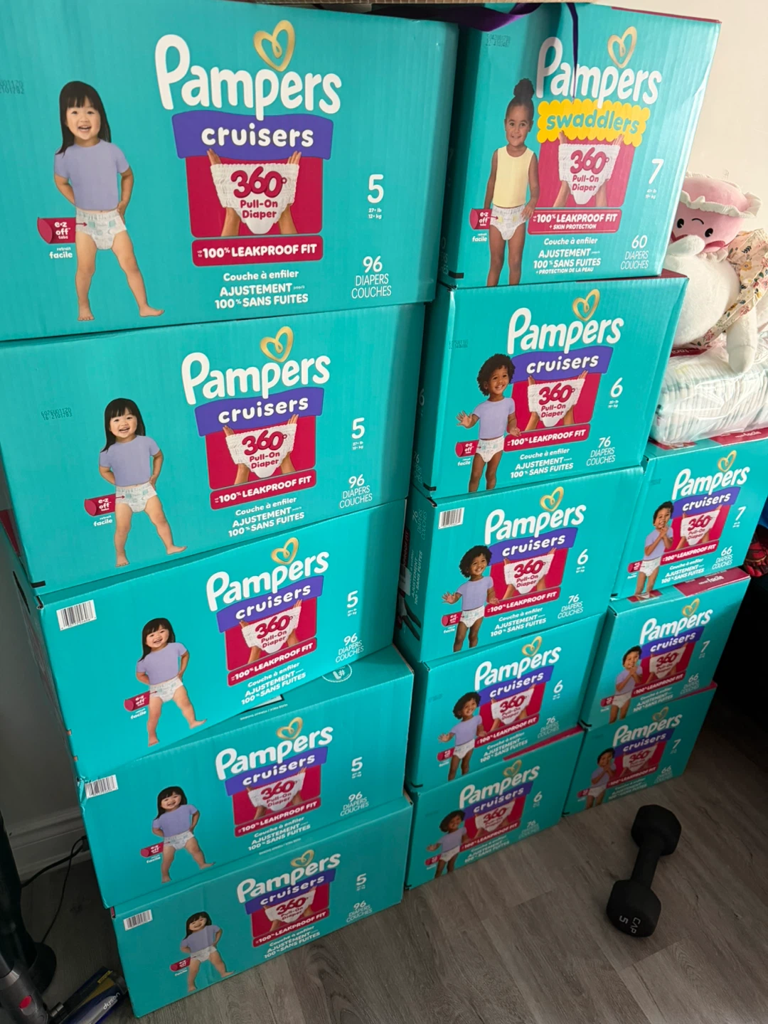 Pampers Cruisers & Swaddlers Diapers - Various Sizes - photo 2
