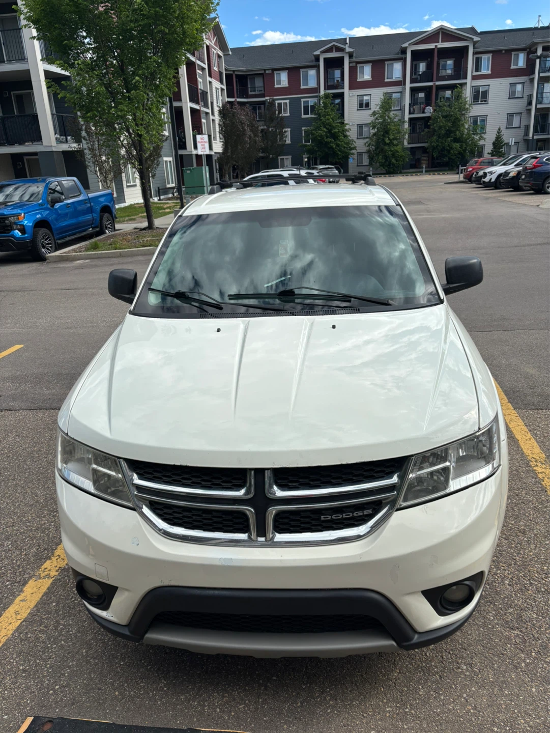 White Dodge Journey SUV