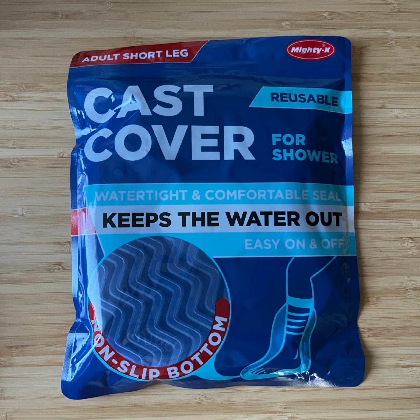 Mighty-X Adult Reusable Waterproof Cast Cover for Shower ⚽️