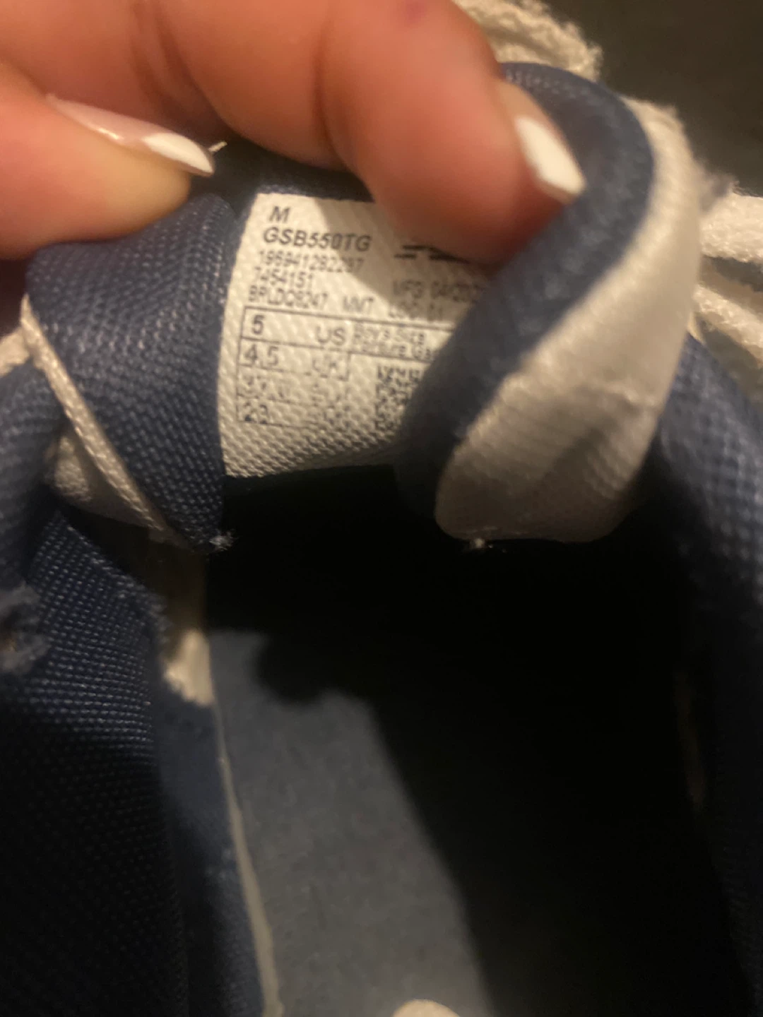 New Balance 550 White/Blue Sneakers - photo 3