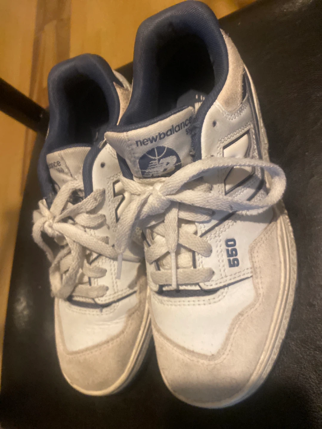 New Balance 550 White/Blue Sneakers