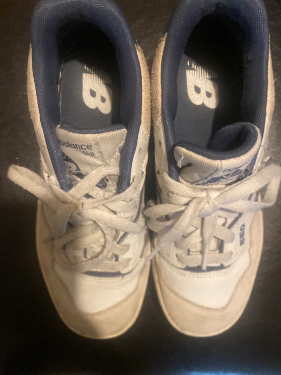 New Balance 550 White/Blue Sneakers - photo 2