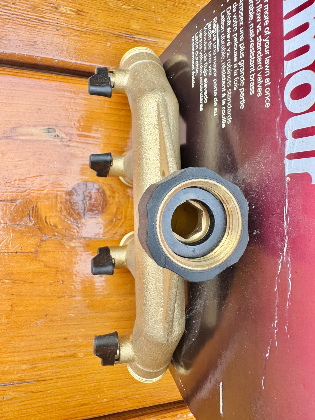 Gilmour Brass 4-way High-flow On/Off Valve Manifold Hose - photo 3
