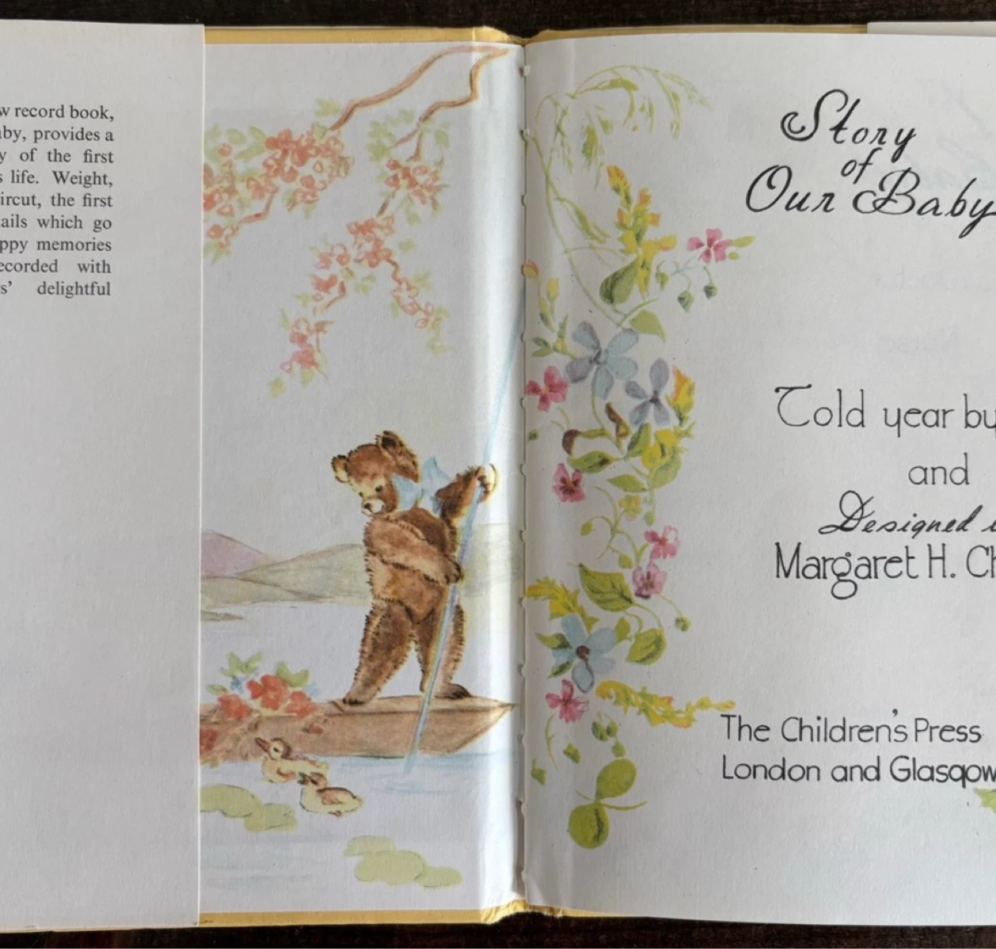 ⚽️Vintage Story of Our Baby The First 5 Years Memory Book - photo 2