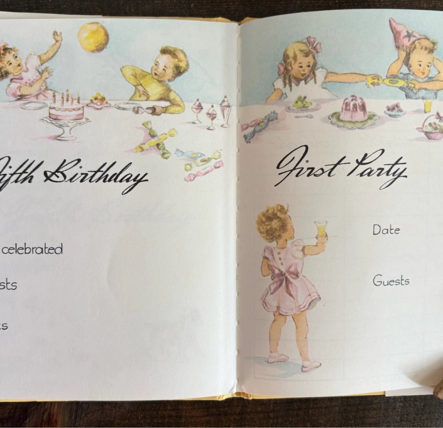 ⚽️Vintage Story of Our Baby The First 5 Years Memory Book - photo 4