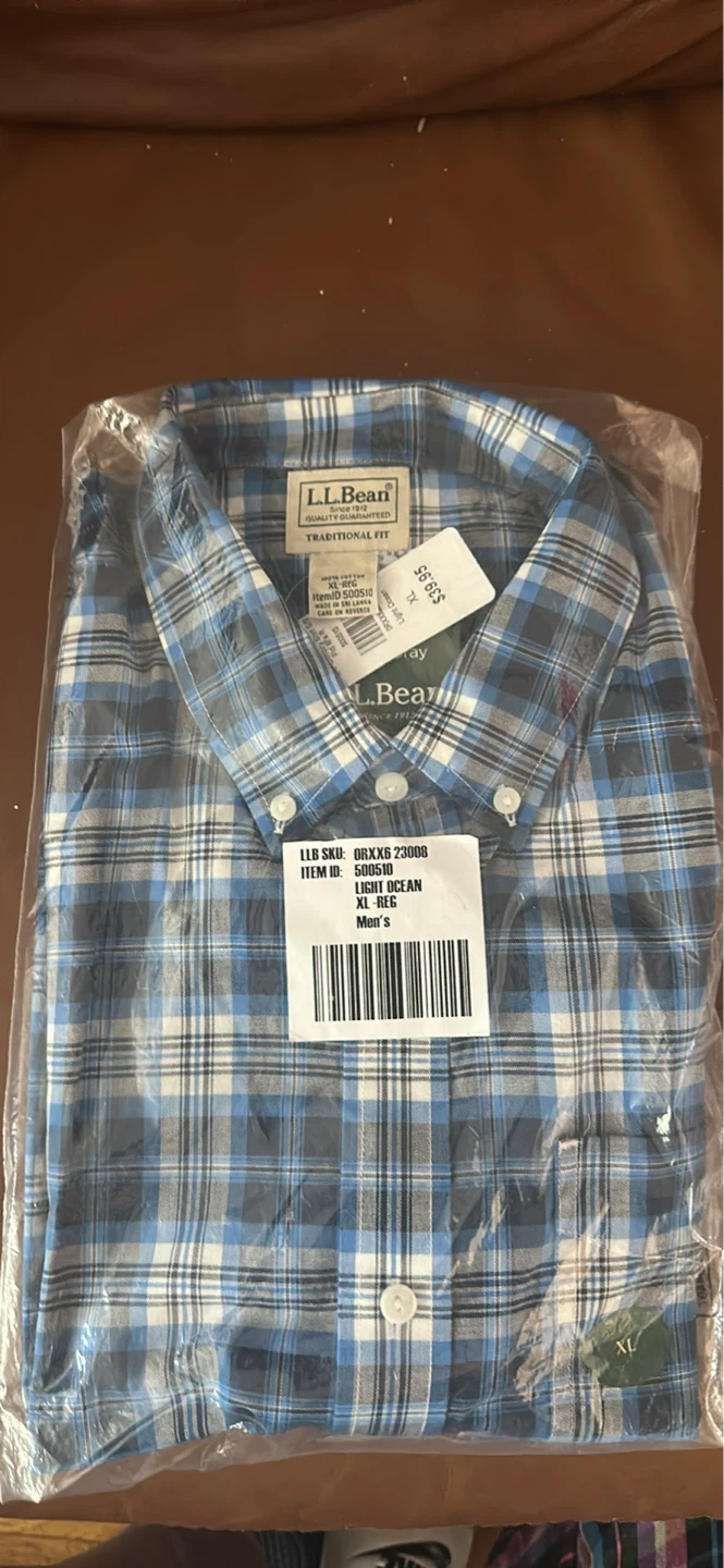 ALL THREE LL Bean Men's Traditional Fit Button-Down Shirts (XL) - photo 3