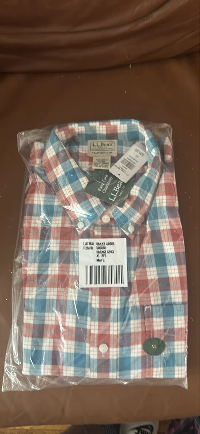 ALL THREE LL Bean Men's Traditional Fit Button-Down Shirts (XL) - photo 4