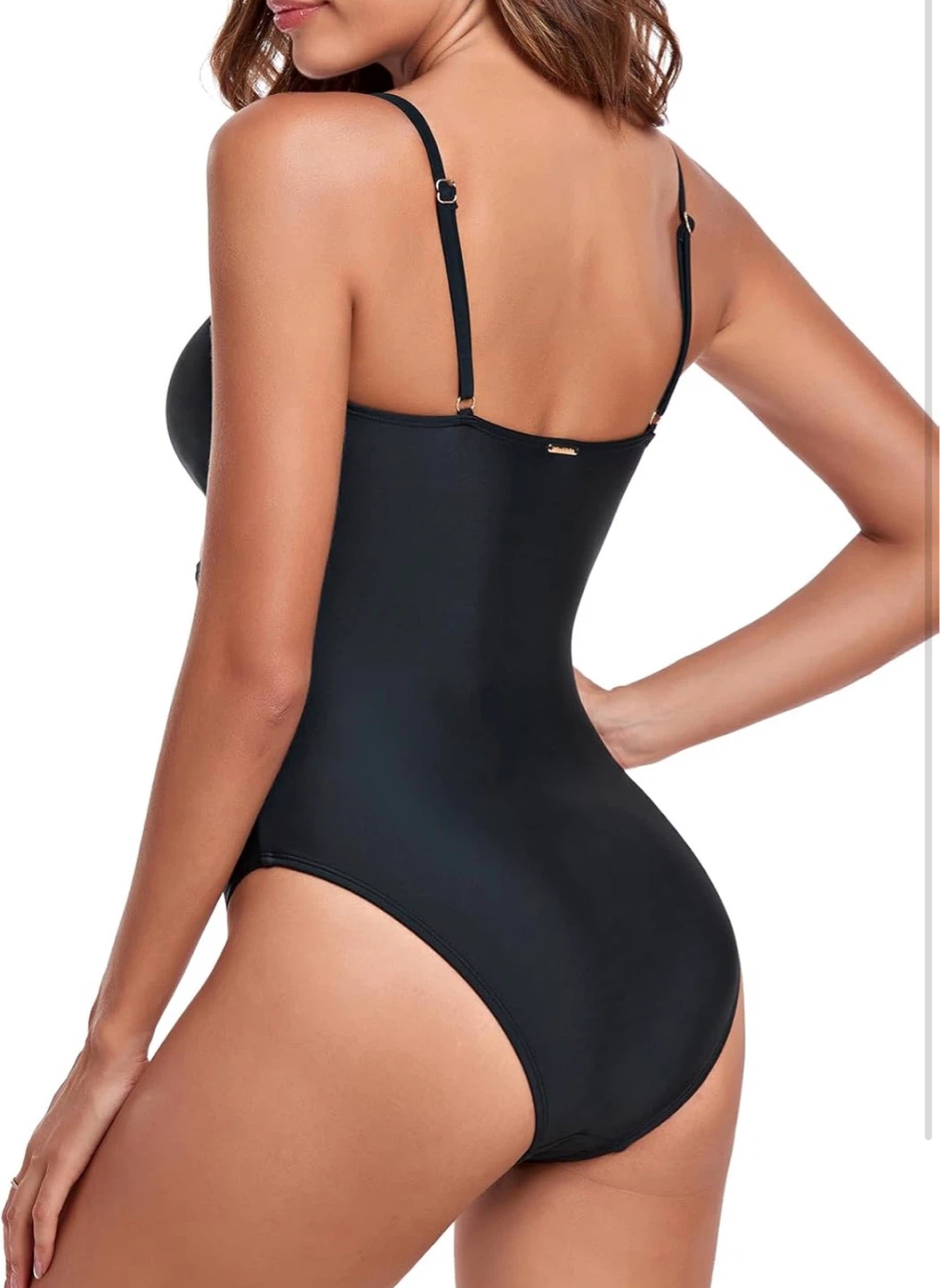 ⚽️ New RELLECIGA Black Cut-out One-Piece Swimsuit - Size L - photo 2