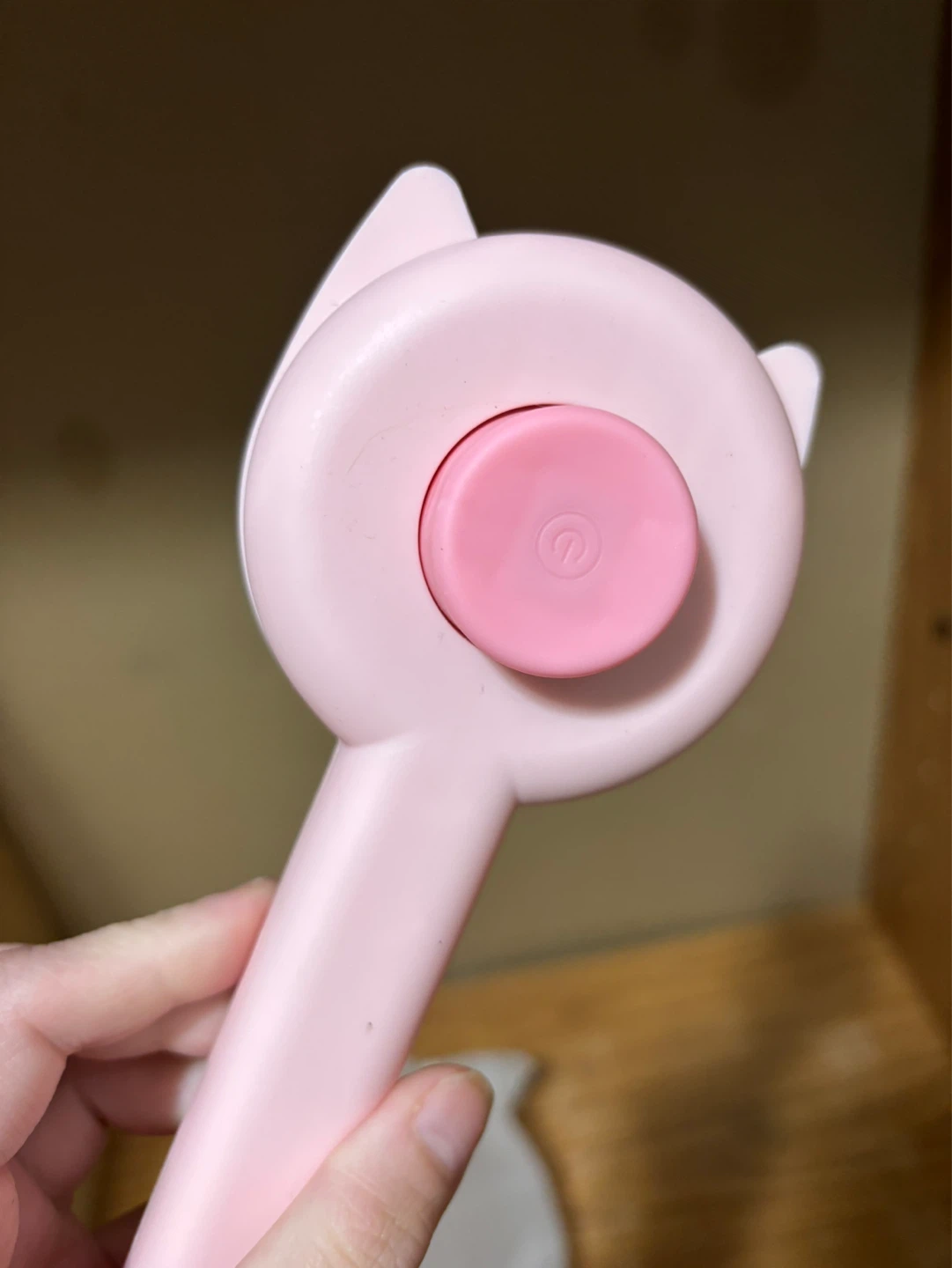Pink Cat  or dog Pet Grooming Brush with Button - photo 3