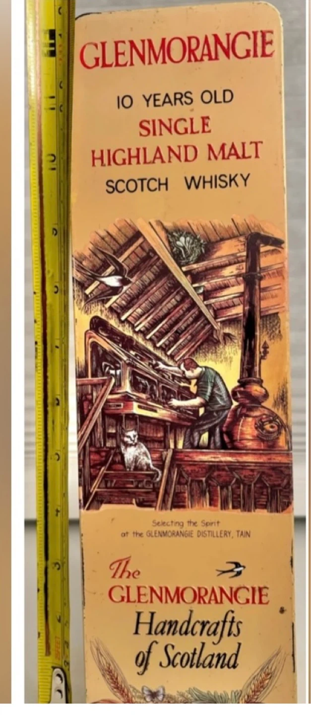 ⚽️Vintage Glenmorangie Malt Scotch Whisky Tin - photo 2