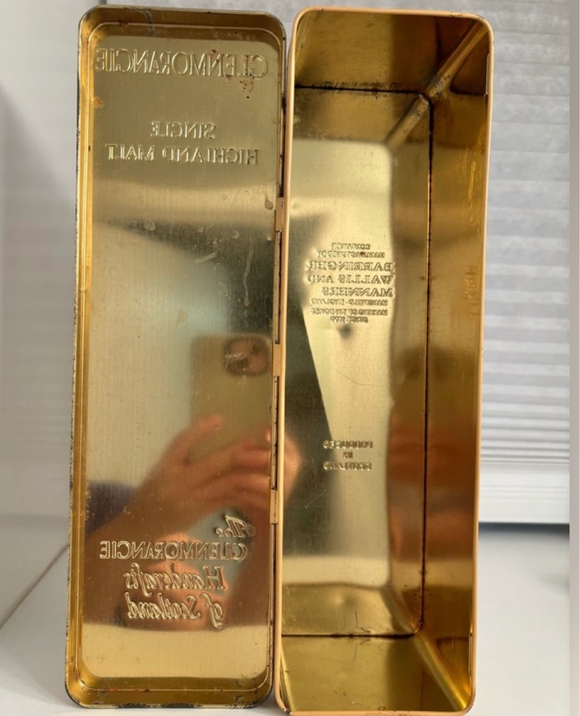 ⚽️Vintage Glenmorangie Malt Scotch Whisky Tin - photo 4