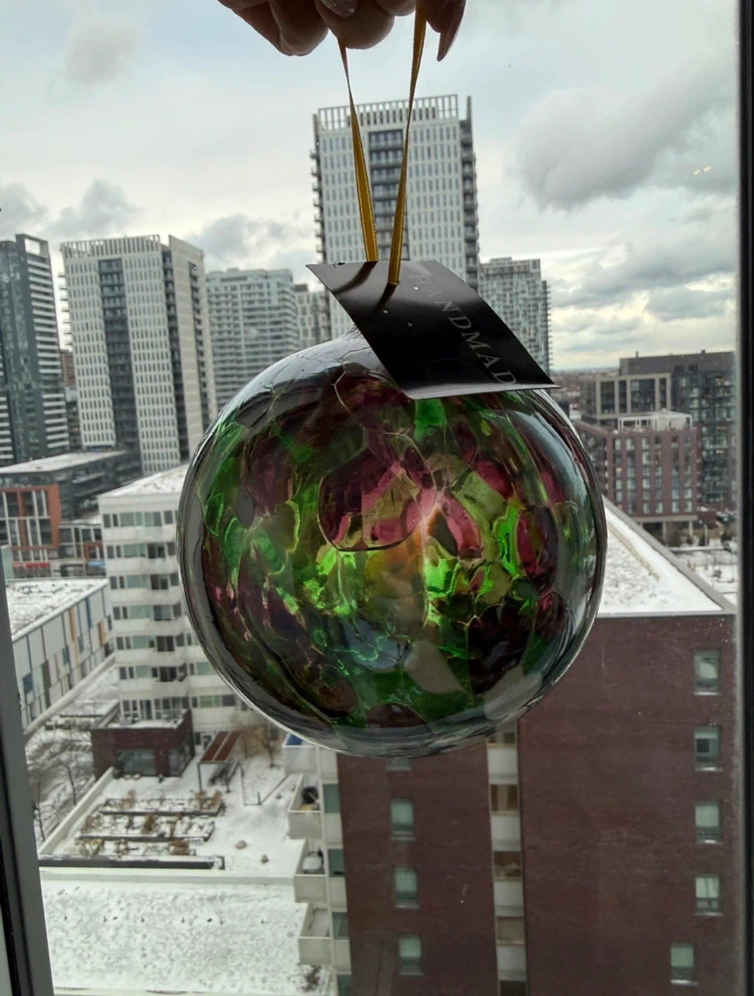 ⚽️Hand Made Glass Ornament - Made in Poland - photo 2