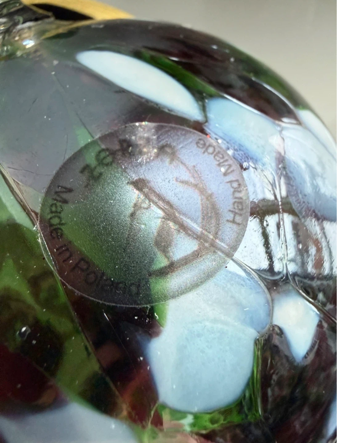 ⚽️Hand Made Glass Ornament - Made in Poland - photo 3