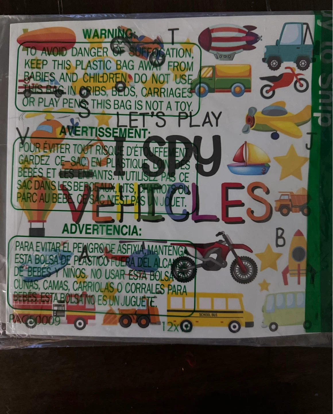 Let's Play I Spy Vehicles Activity Book