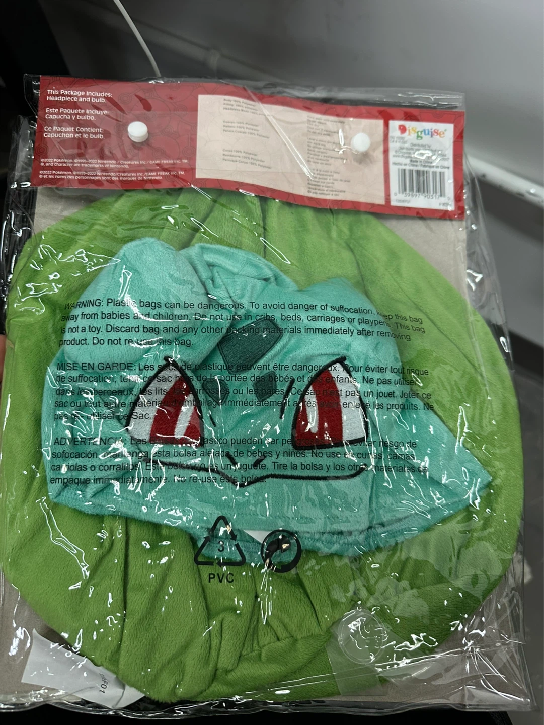 Disguise Pokemon Bulbasaur Costume - photo 2