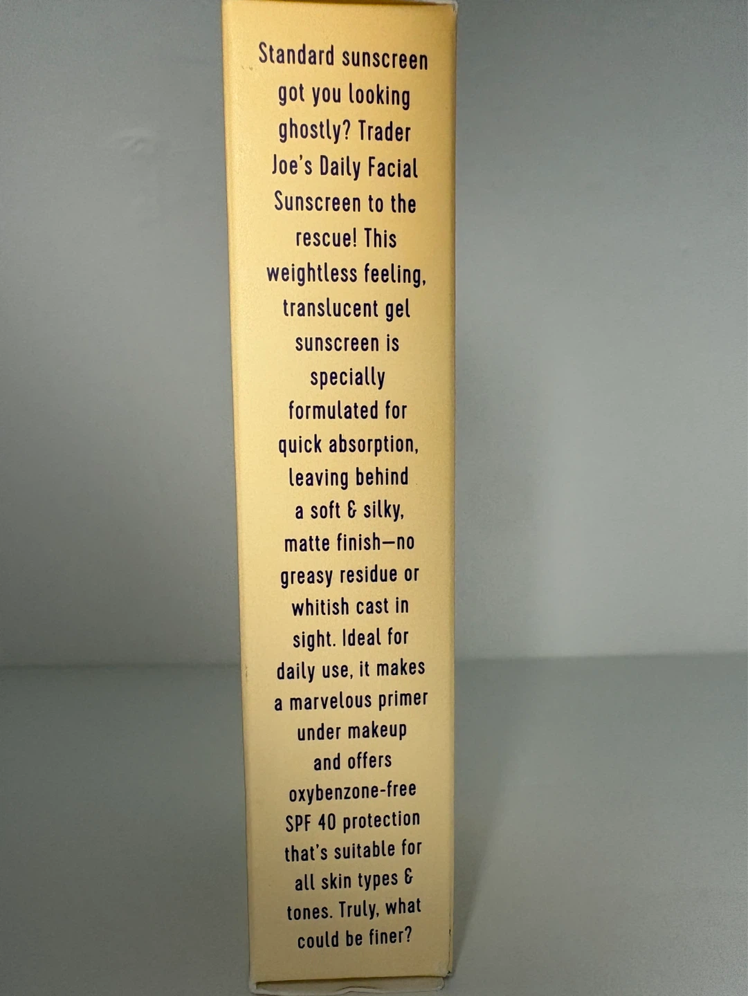 ⚽ NEW trader Joes facial sunscreen SPF 40 - photo 2