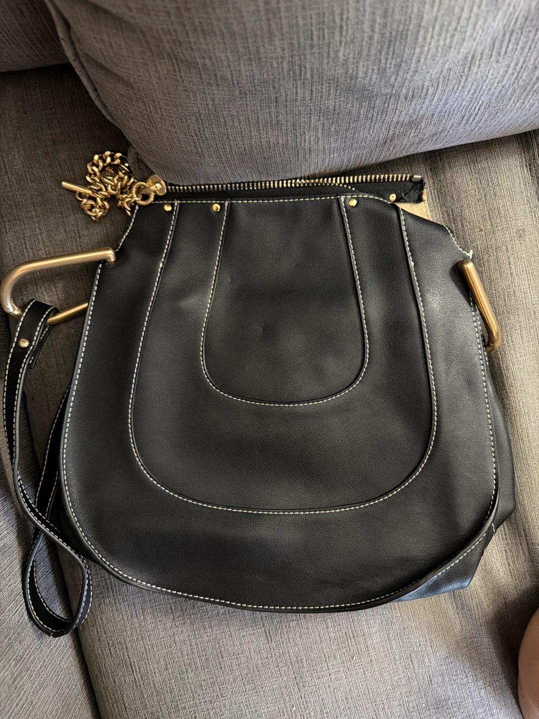 Black Chloe Shoulder Bag - photo 4