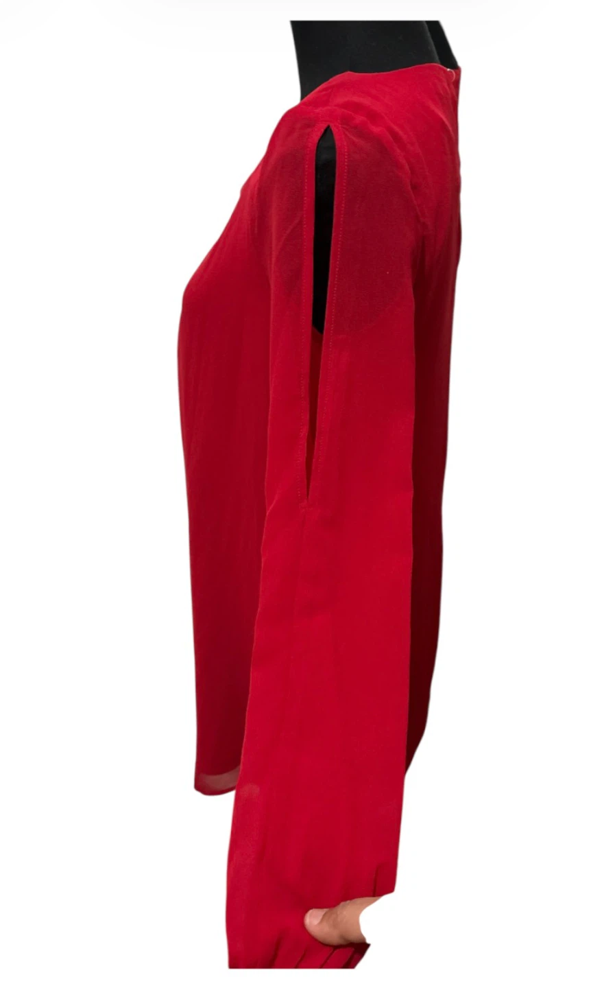 AS U WISH Red Long Sleeve Blouse Size S - photo 2