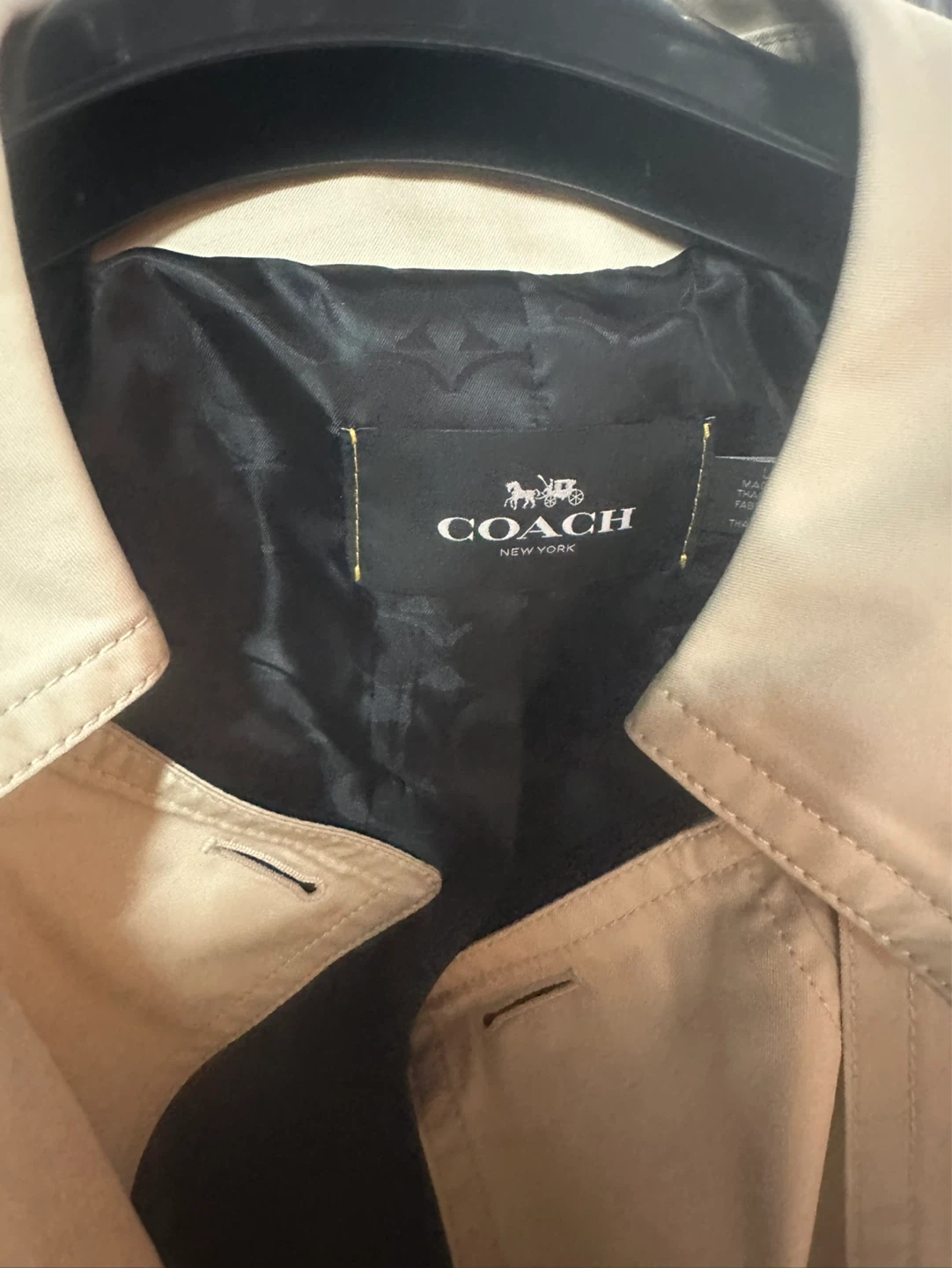 Coach New York Beige Trench Coat - photo 3