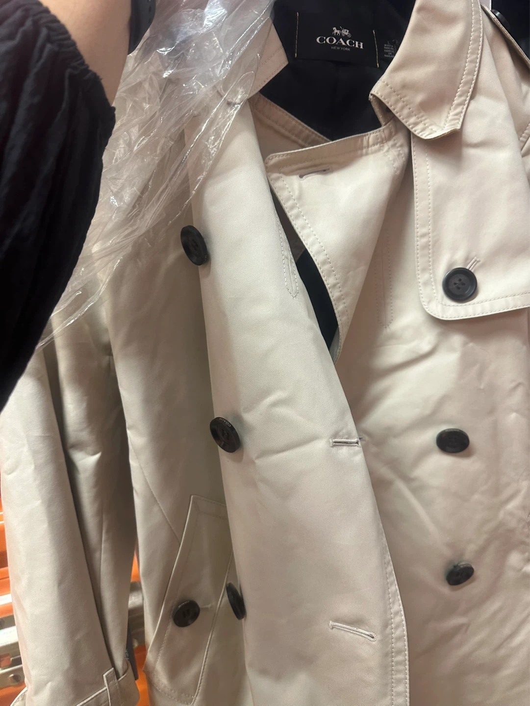 Coach New York Beige Trench Coat