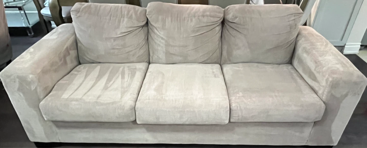 3-Piece Sofa Set – Beige – Excellent Condition - photo 3