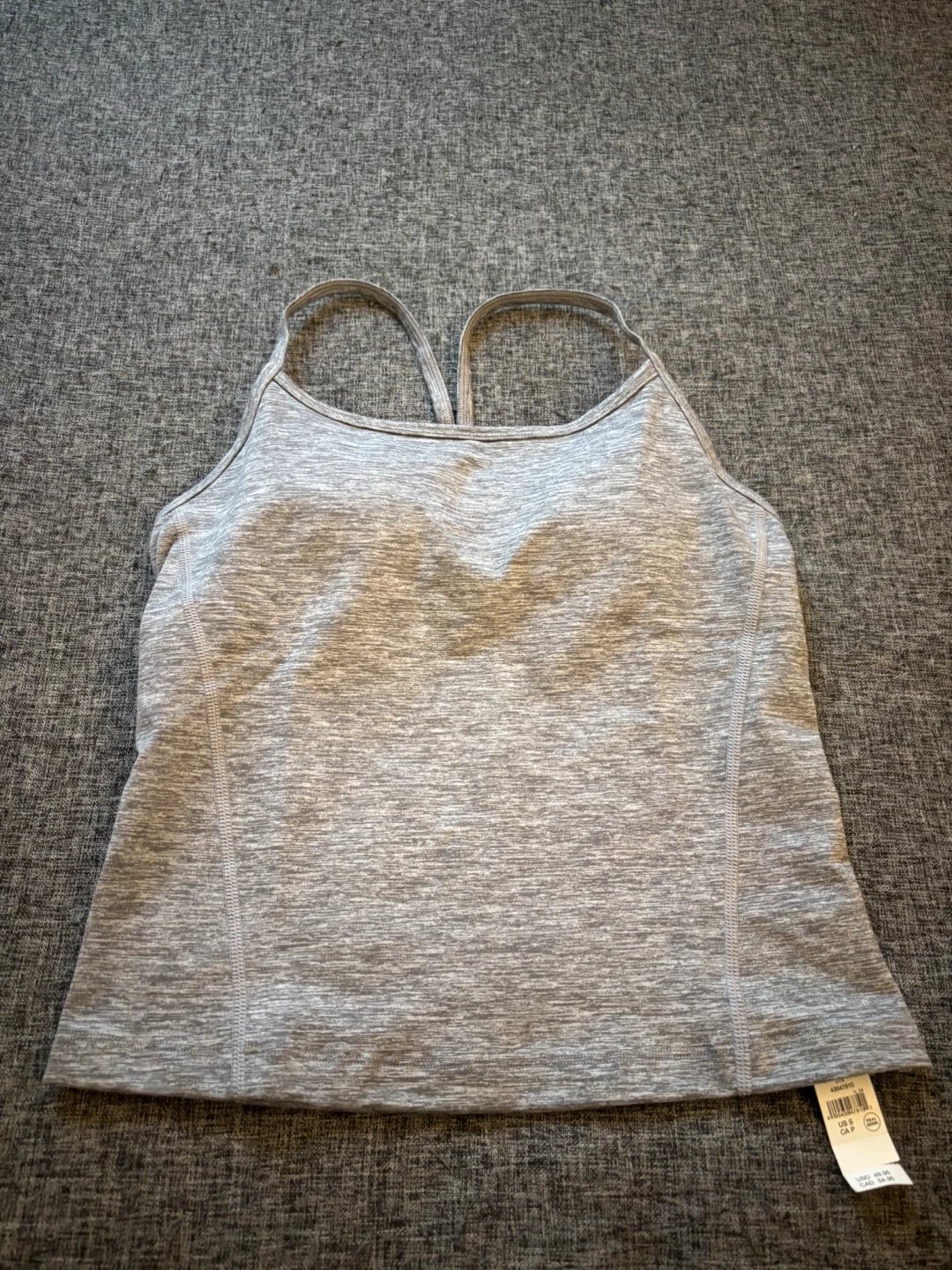 Grey Athletic Tank Top - photo 3